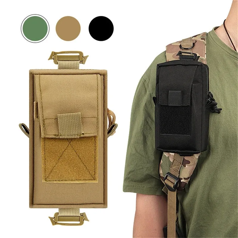 Bag Belt Waist Fanny Pack, Multifunctional Mobile Phone Pouch Holder Case, Camping Hunting First Aid Gear Purse