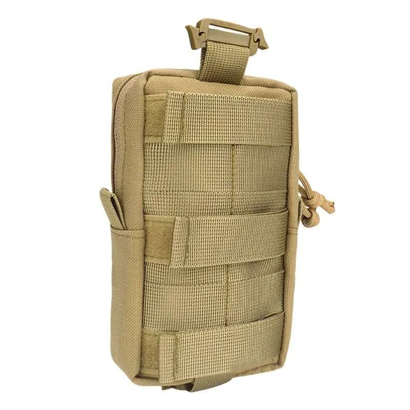 Bag Belt Waist Fanny Pack, Multifunctional Mobile Phone Pouch Holder Case, Camping Hunting First Aid Gear Purse
