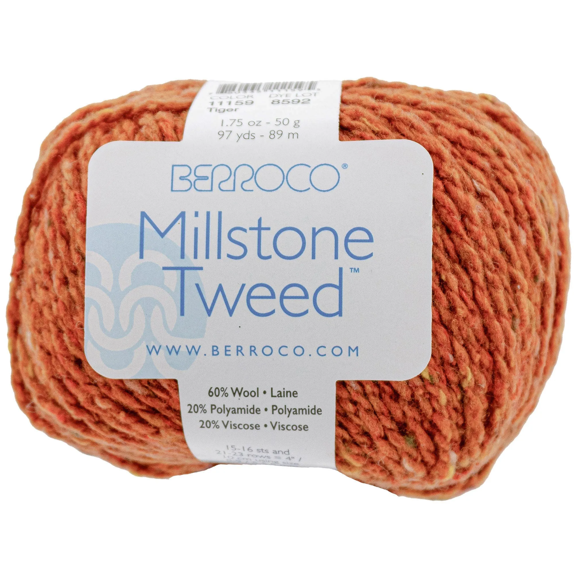 Berroco Millstone Tweed Yarn - 11159 Tiger