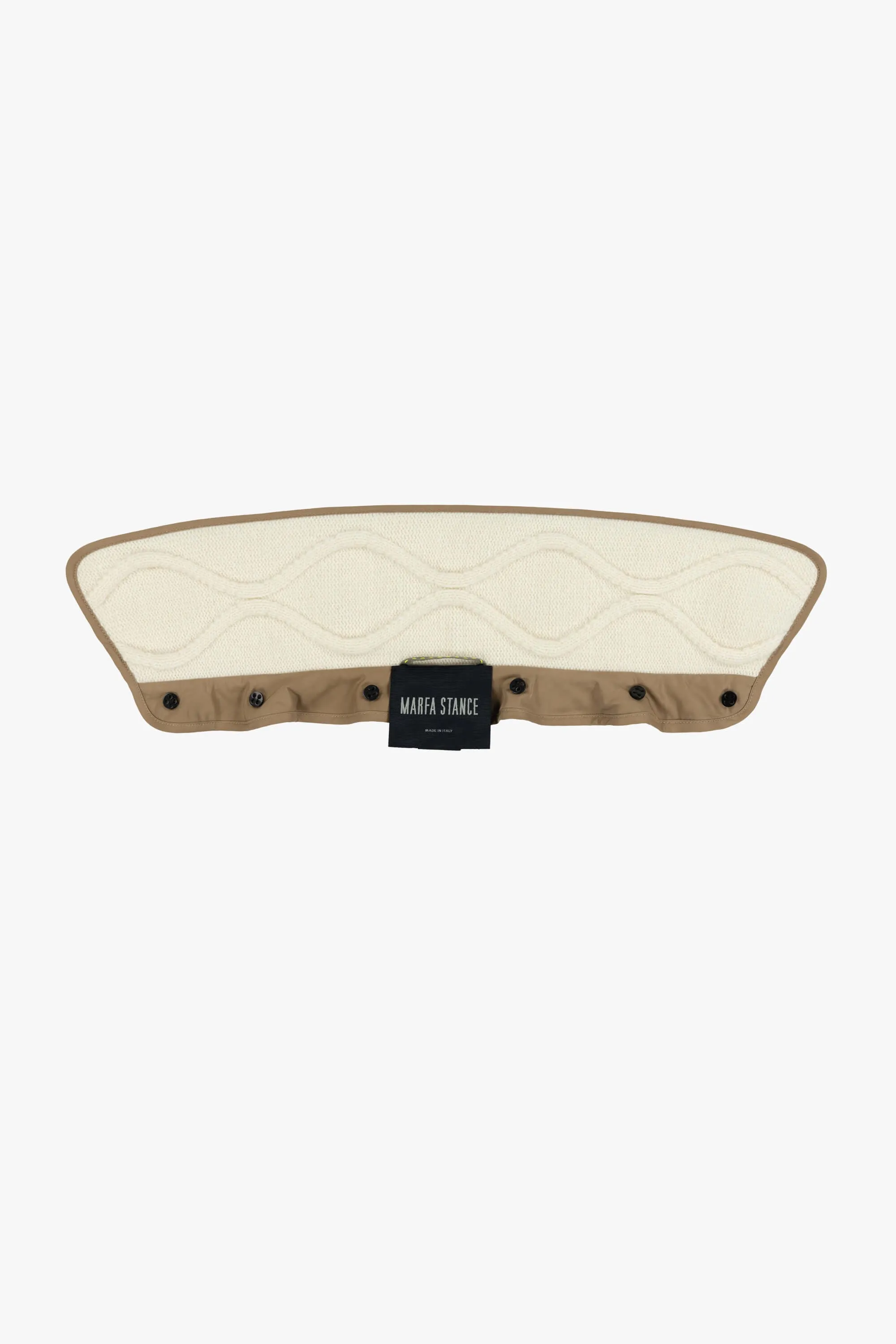 Cable Knit Collar - Ivory