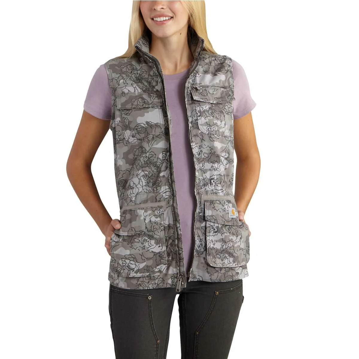Carhartt Women's Asphalt El Paso Utility Vest/Camo