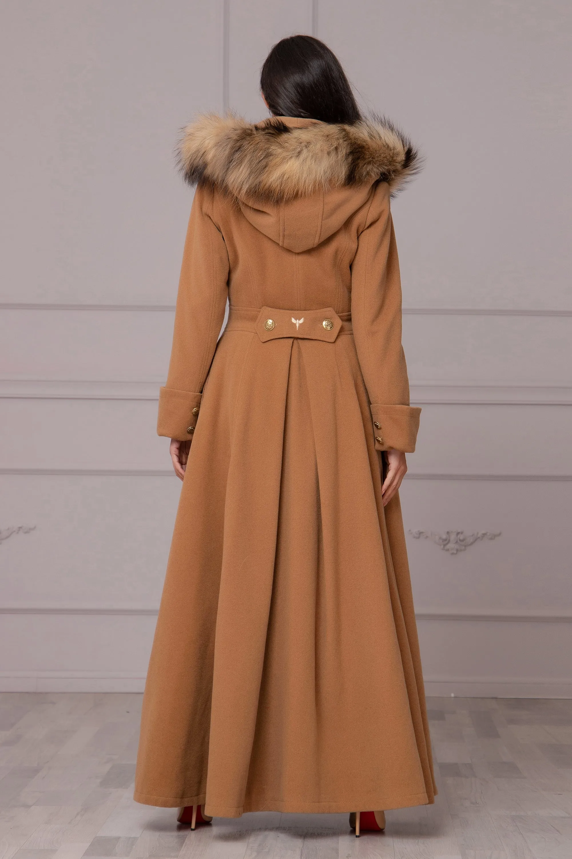 Custom Genuine Fur Hood for Astraea Coat