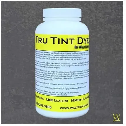 Dye Stain for Indoor Concrete - Tru Tint Dye