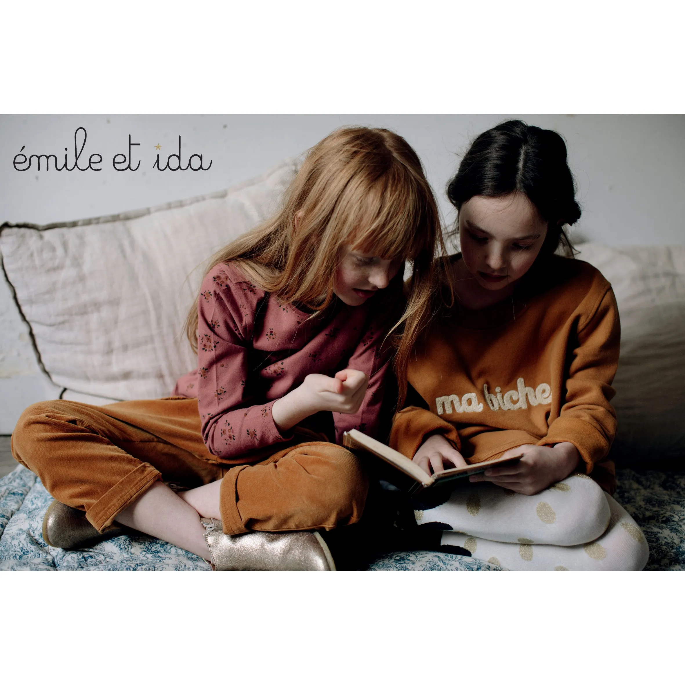 Emile et Ida Trouser Velvet Curry