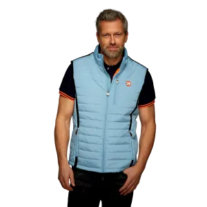 Gulf Performance Puffer Vest in Sky Blue