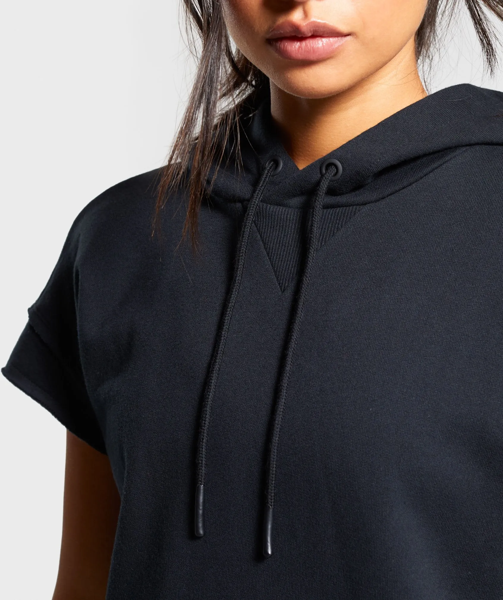 Gymshark Legacy Fitness Longline Hoodie - Black