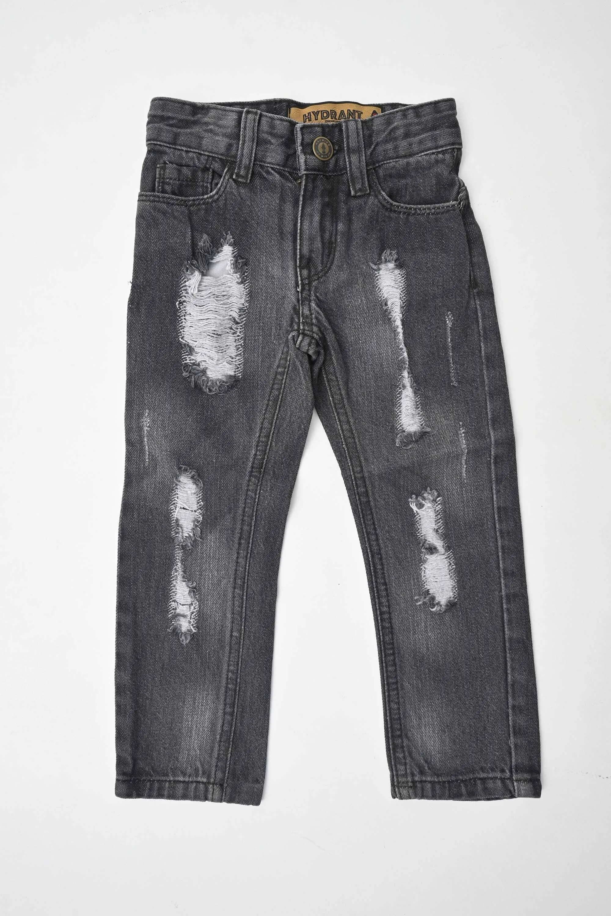 Hydrant Kid's Distressed Design Denim Pants