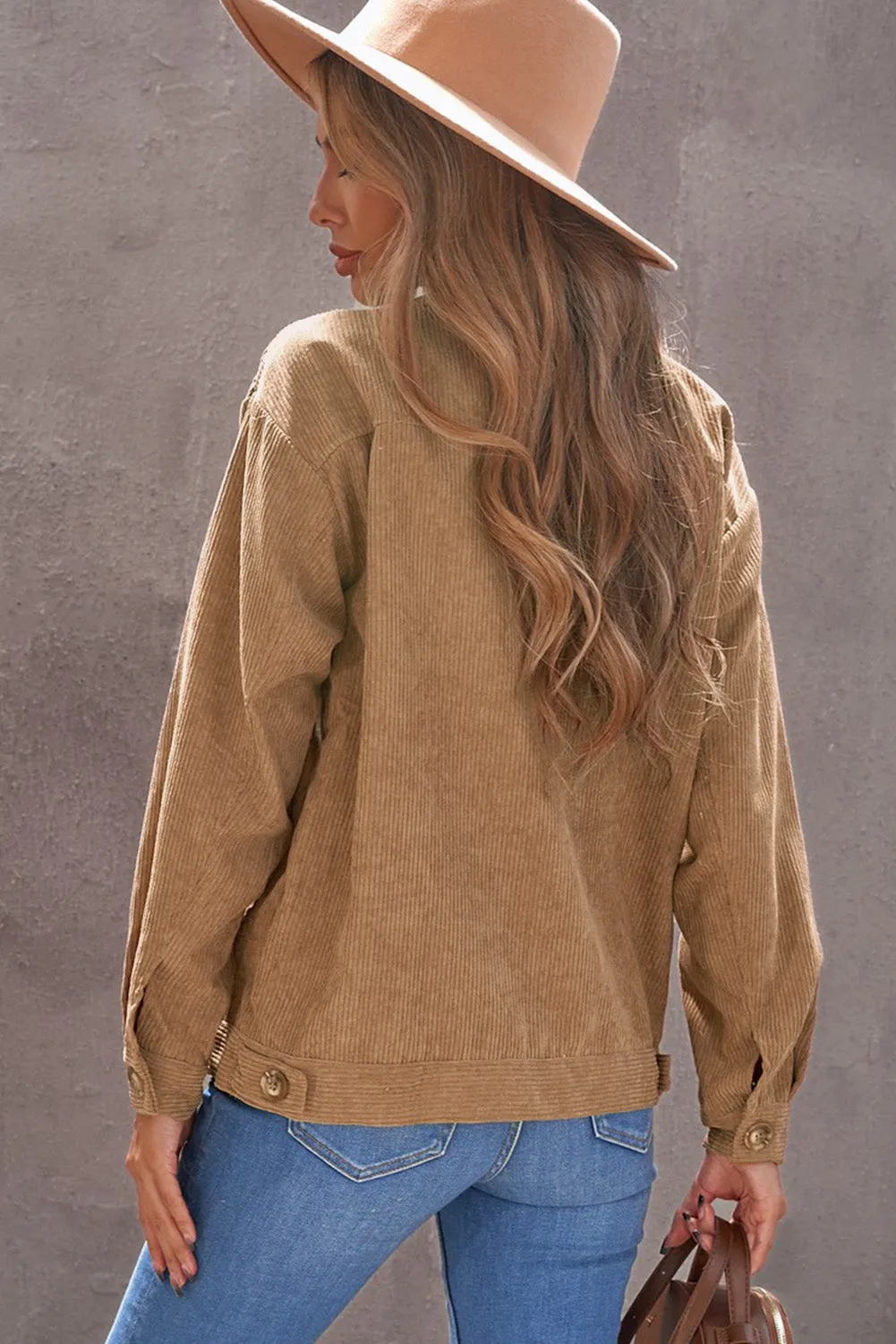 Khaki Corduroy Jacket