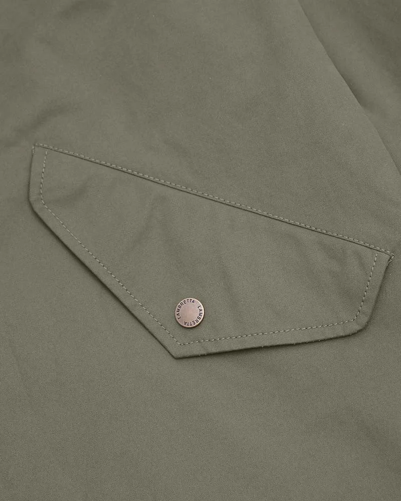 Lambretta Mens Retro Shower Resistant Fishtail Parka