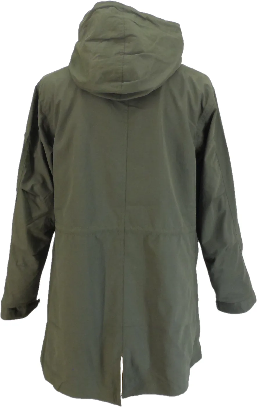 Lambretta Mens Retro Shower Resistant Fishtail Parka