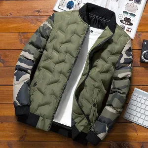 Mens Winter Jackets Coats Outerwear Clothing Camouflage Bomber Jacket Men's Windbreaker Thick Warm Male Parkas Military