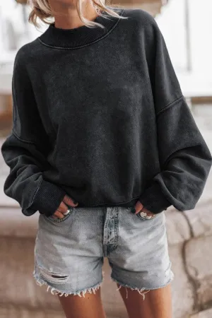 Mineral Washed Acid dye Sweatshirt Pullover *Online Only*