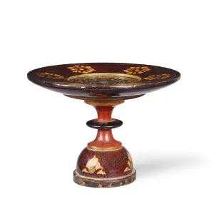 Old Scratchwork Lacquer Stand From Sindh - Ca 1920
