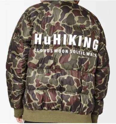 Pharrell Williams HU Hiking Camo Puffer Jacket