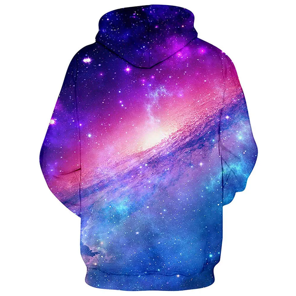 Pink Nebular Galaxy Hoodie