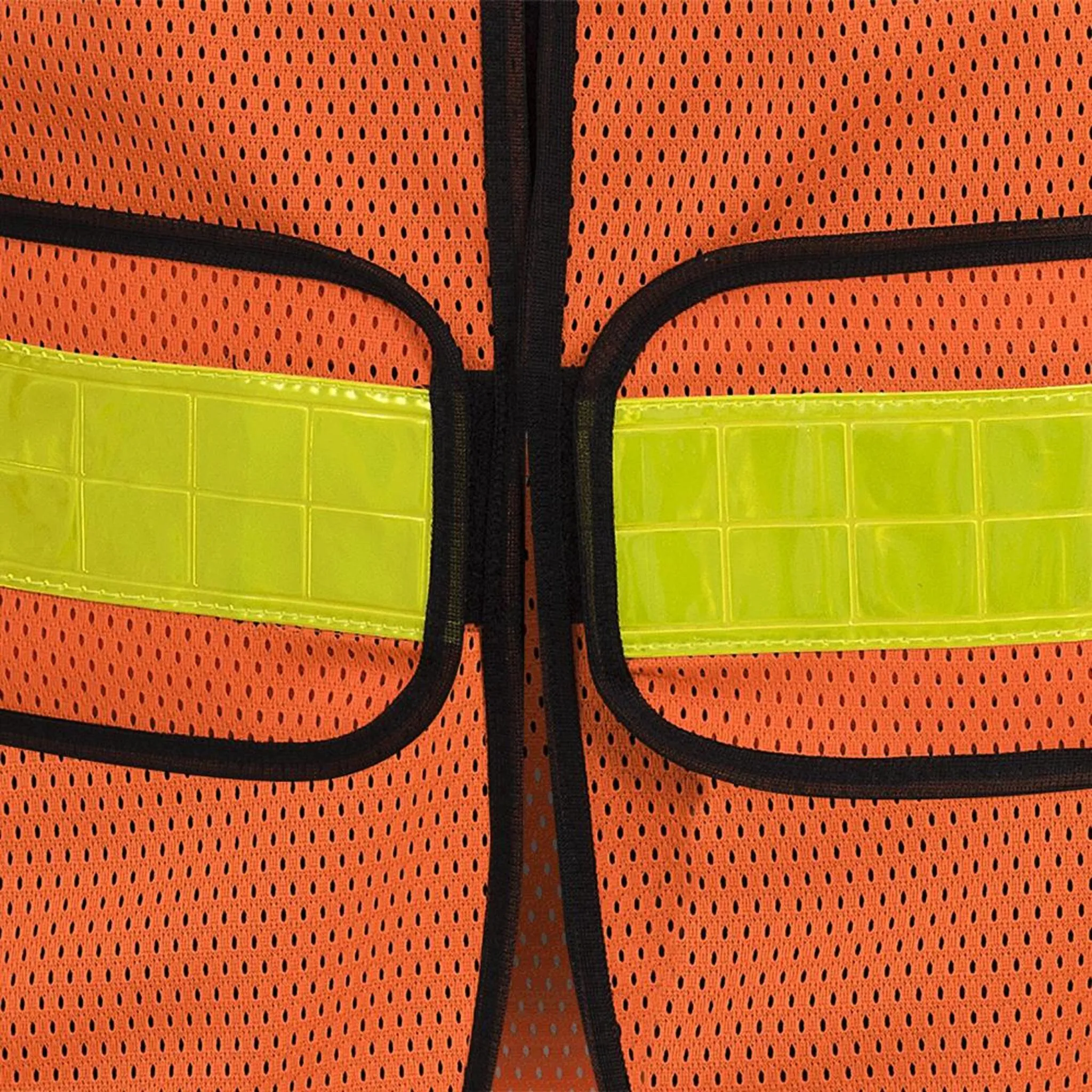 Pioneer Hi Vis Tearaway Safety Vest, All-Purpose Poly/Mesh, Reflective PVC Tape, 5-Point Tearaway, One Size Fits All, Enhanced Visibility