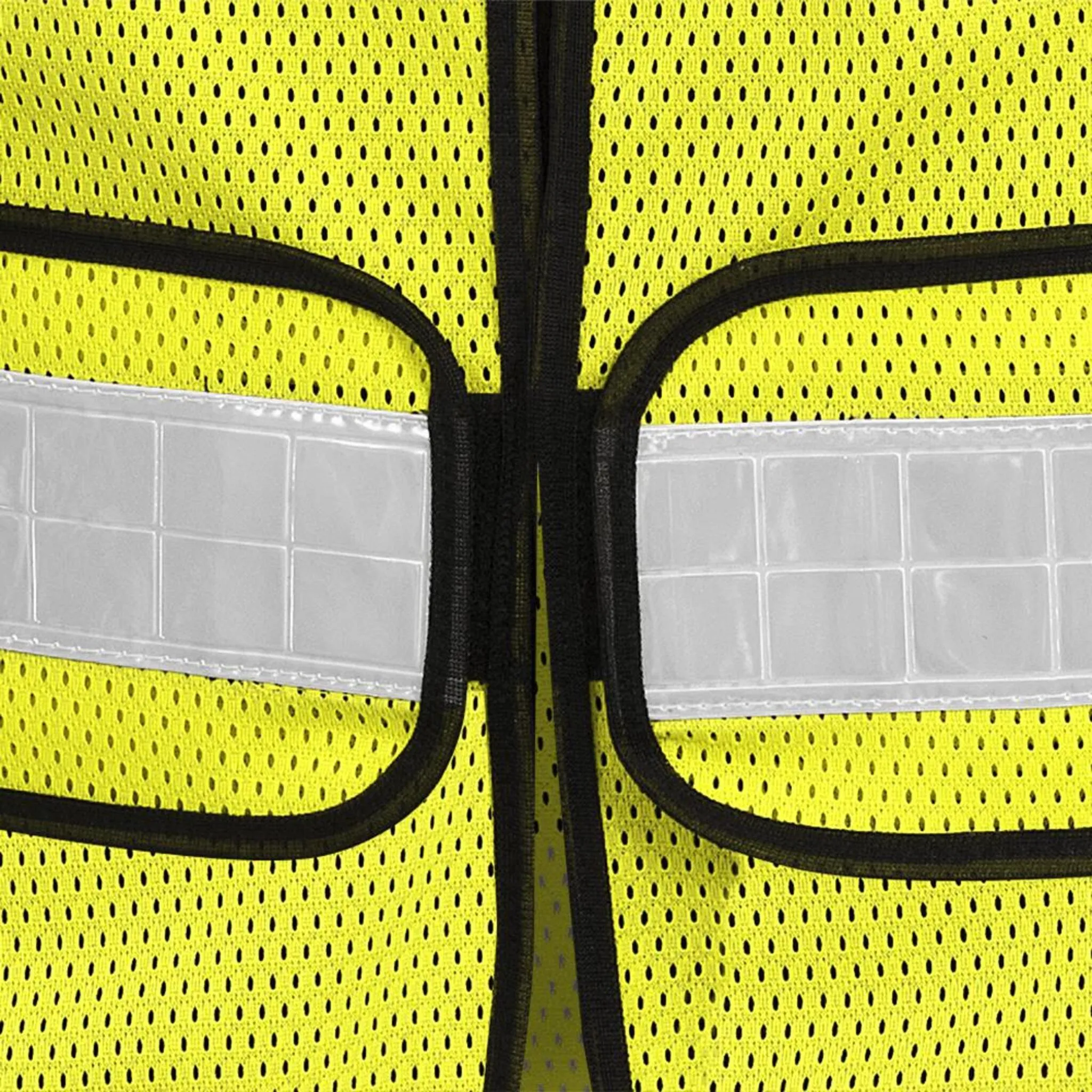 Pioneer Hi Vis Tearaway Safety Vest, All-Purpose Poly/Mesh, Reflective PVC Tape, 5-Point Tearaway, One Size Fits All, Enhanced Visibility