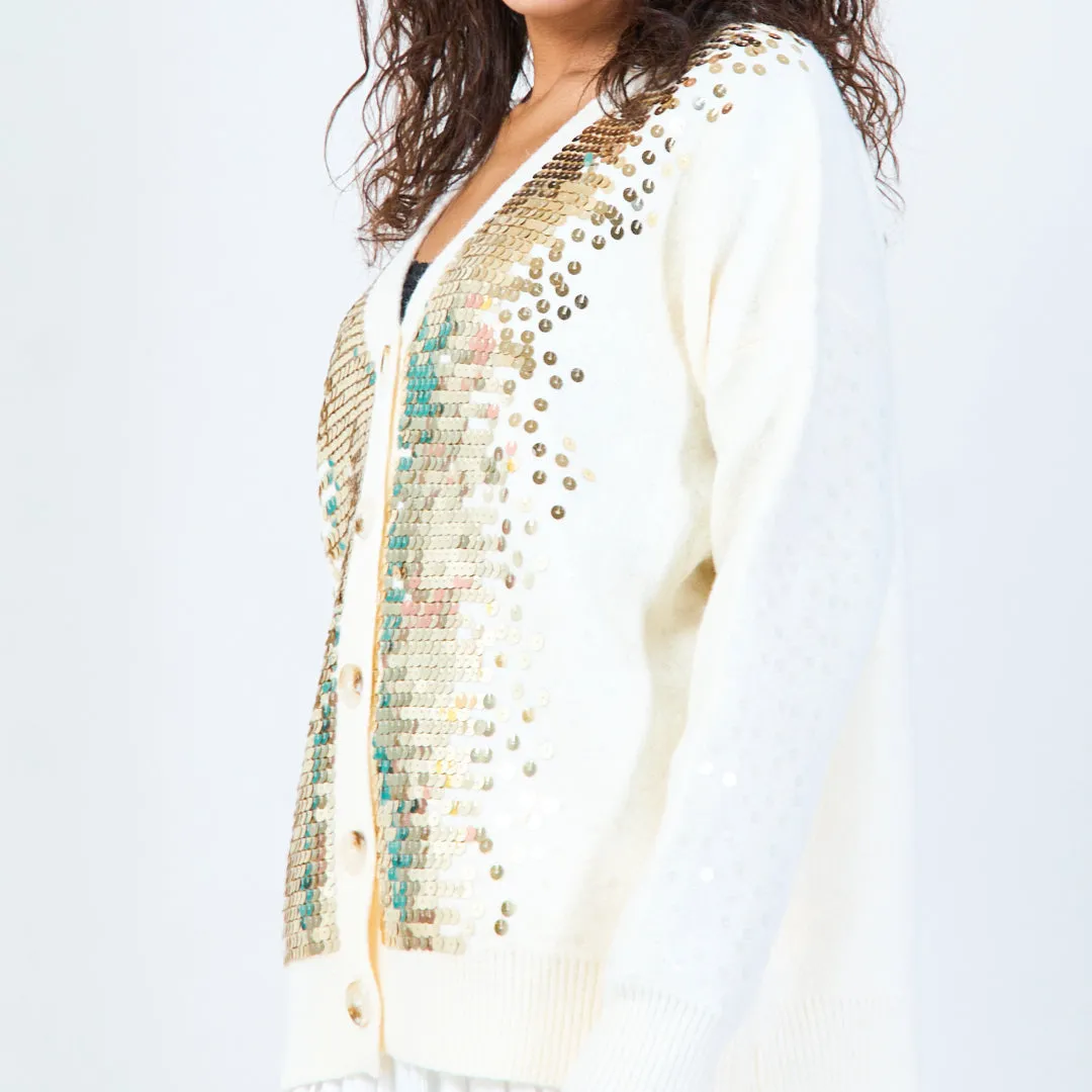Sequin embellished cardigan wholesale