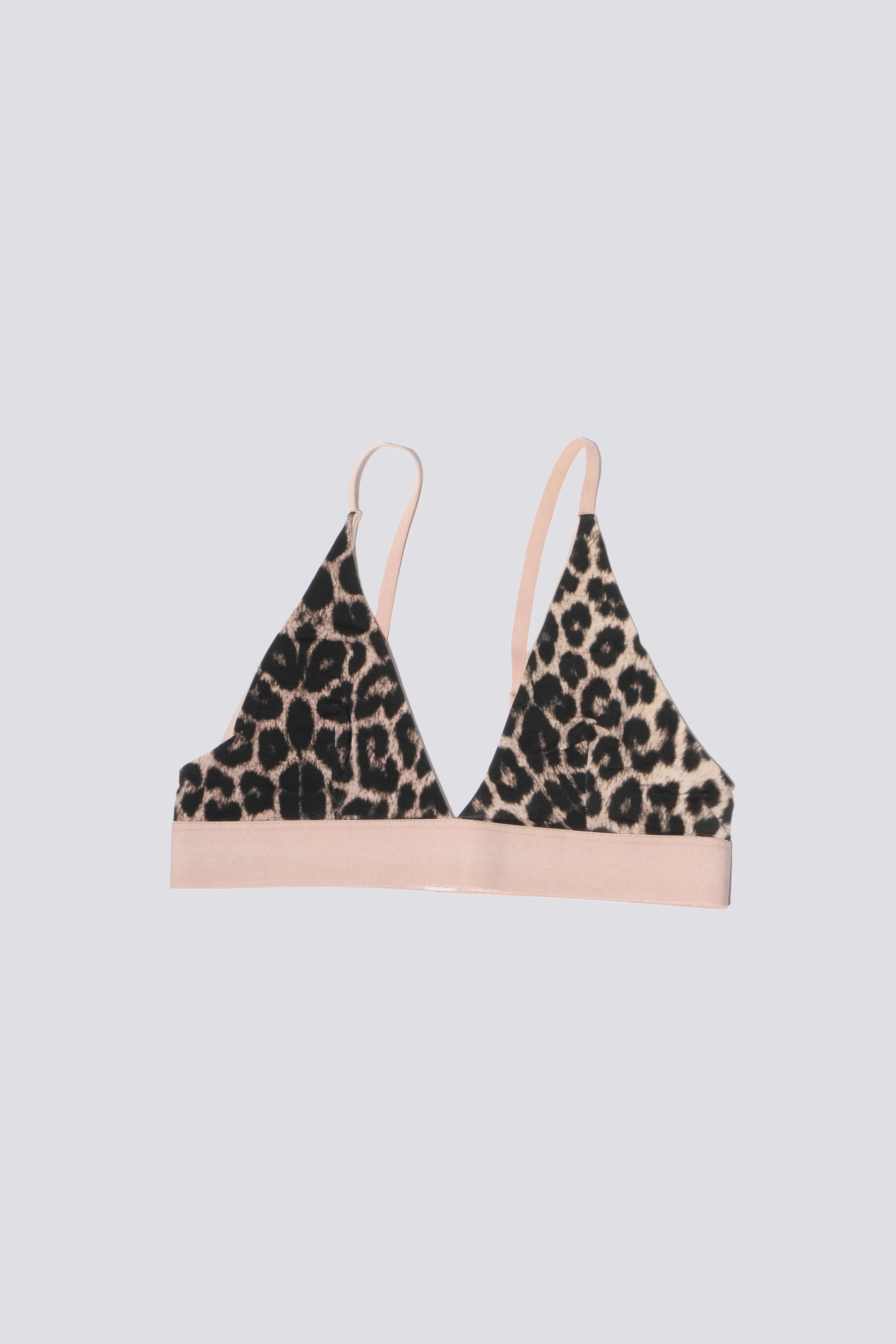 Spring Leopard Triangle Bra