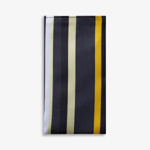 Steel Yellow with a Twist Pocket Square