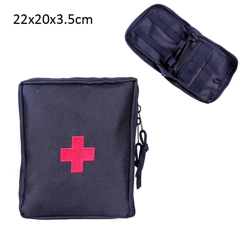 Tactical Gear Pro First Aid Waist Bag - Utility 22CM Large Size Tactical Waist Bag Molle First Aid Bag Belt EDC Medical Pouch Emergency Training Bag Hunting Accessories