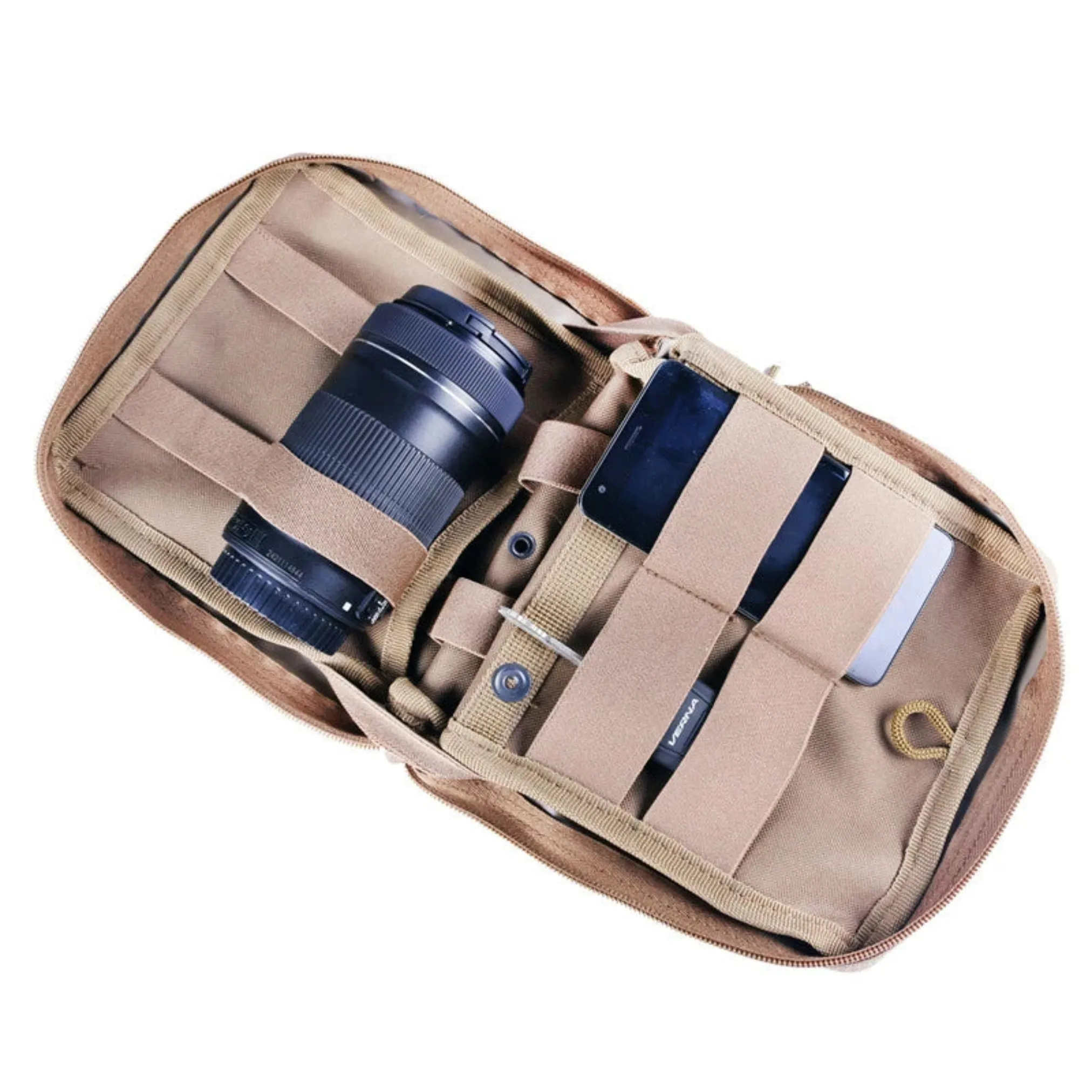 Tactical Gear Pro First Aid Waist Bag - Utility 22CM Large Size Tactical Waist Bag Molle First Aid Bag Belt EDC Medical Pouch Emergency Training Bag Hunting Accessories