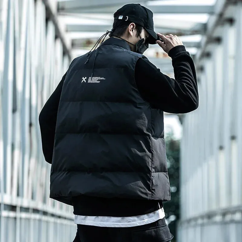 Techwear "Shifted Zip" Vest