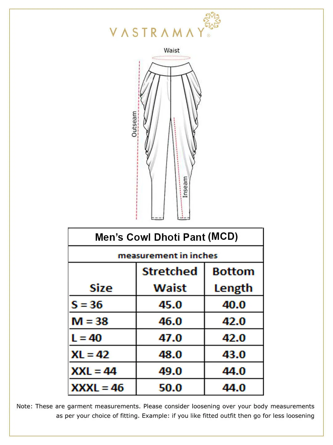 VM BY Vastramay Men's Grey Dhoti Pants