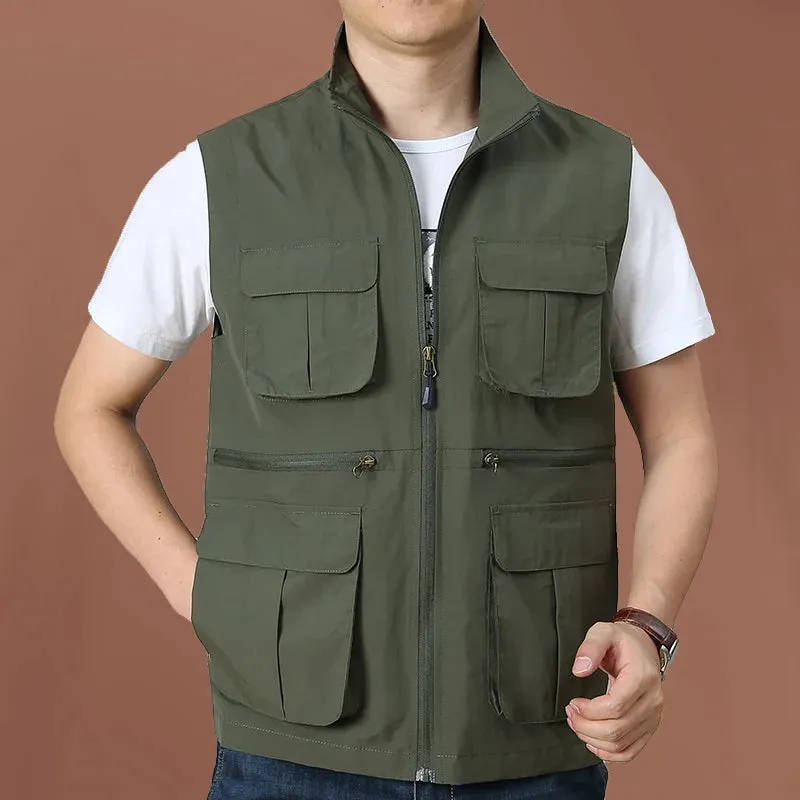 Wolfer Forces Tactical Vest for Men - Multi-Pocket Camping & Hunting Jacket