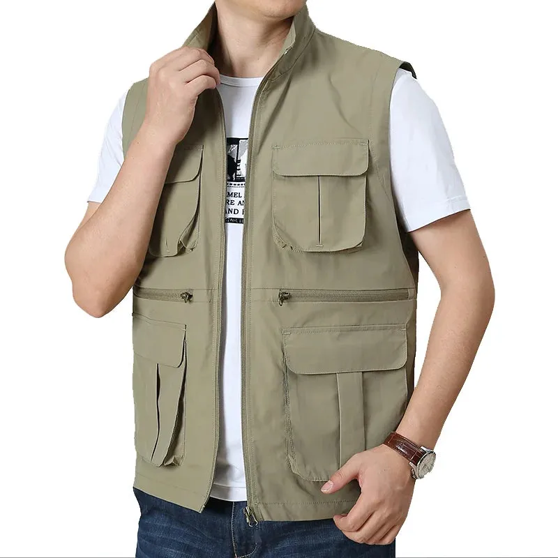 Wolfer Forces Tactical Vest for Men - Multi-Pocket Camping & Hunting Jacket