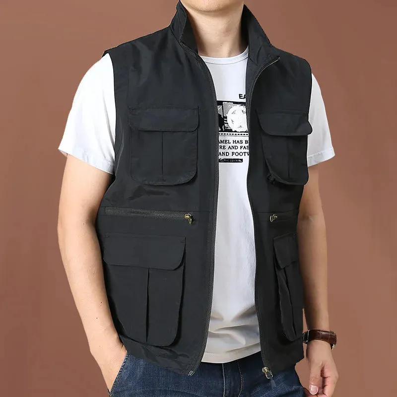 Wolfer Forces Tactical Vest for Men - Multi-Pocket Camping & Hunting Jacket