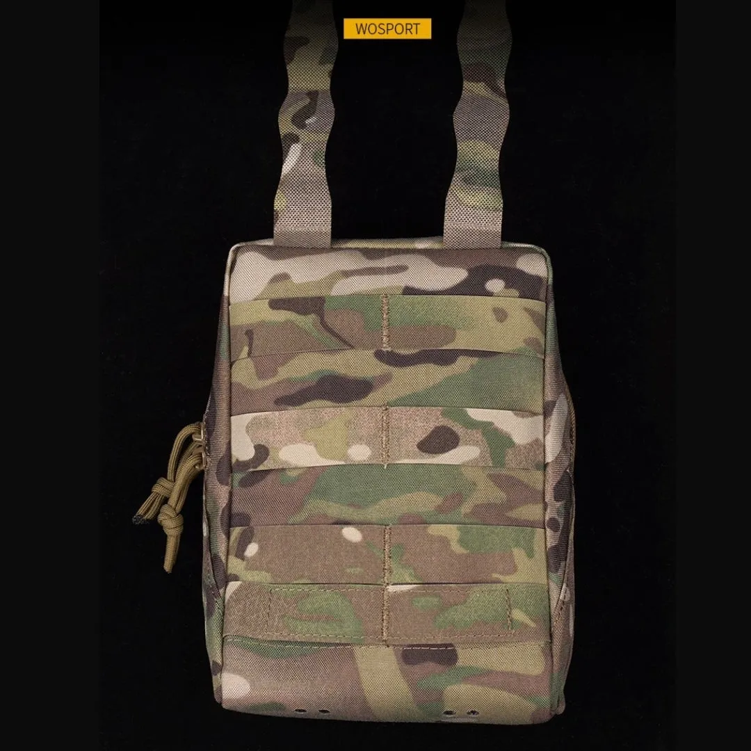 WST Multifunctional Molle Pouch GP with Zipper - Ranger Green