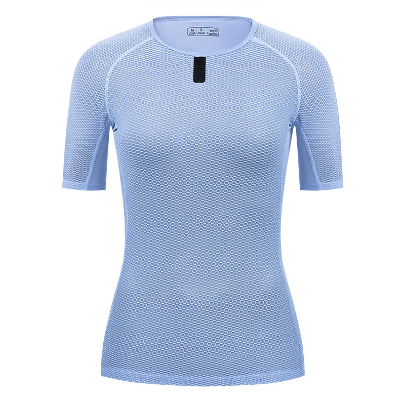 YKYW 2025 Women Short Sleeve Cycling Base Layer Summer Breathable Moisture wicking Lightweight Bicycle Underwear Outdoor Road Bike Vest 4 Colors
