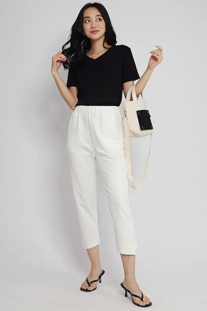Yoges Pants in White